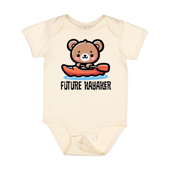 Inktastic Kayak Future Kayaker Boys or Girls Baby Bodysuit