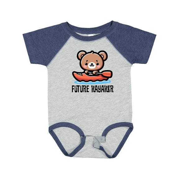 Inktastic Kayak Future Kayaker Boys or Girls Baby Bodysuit