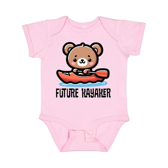Inktastic Kayak Future Kayaker Boys or Girls Baby Bodysuit