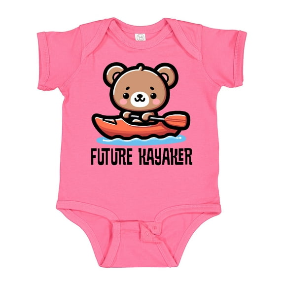 Inktastic Kayak Future Kayaker Boys or Girls Baby Bodysuit