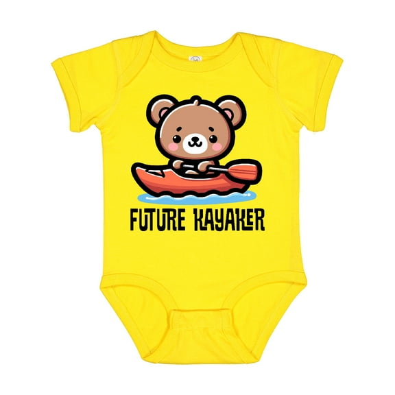 Inktastic Kayak Future Kayaker Boys or Girls Baby Bodysuit
