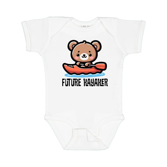 Inktastic Kayak Future Kayaker Boys or Girls Baby Bodysuit