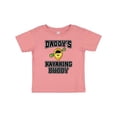 thumbnail image 1 of Inktastic Kayak Gifts Daddy Kayaking Buddy Boys or Girls Baby T-Shirt, 1 of 5
