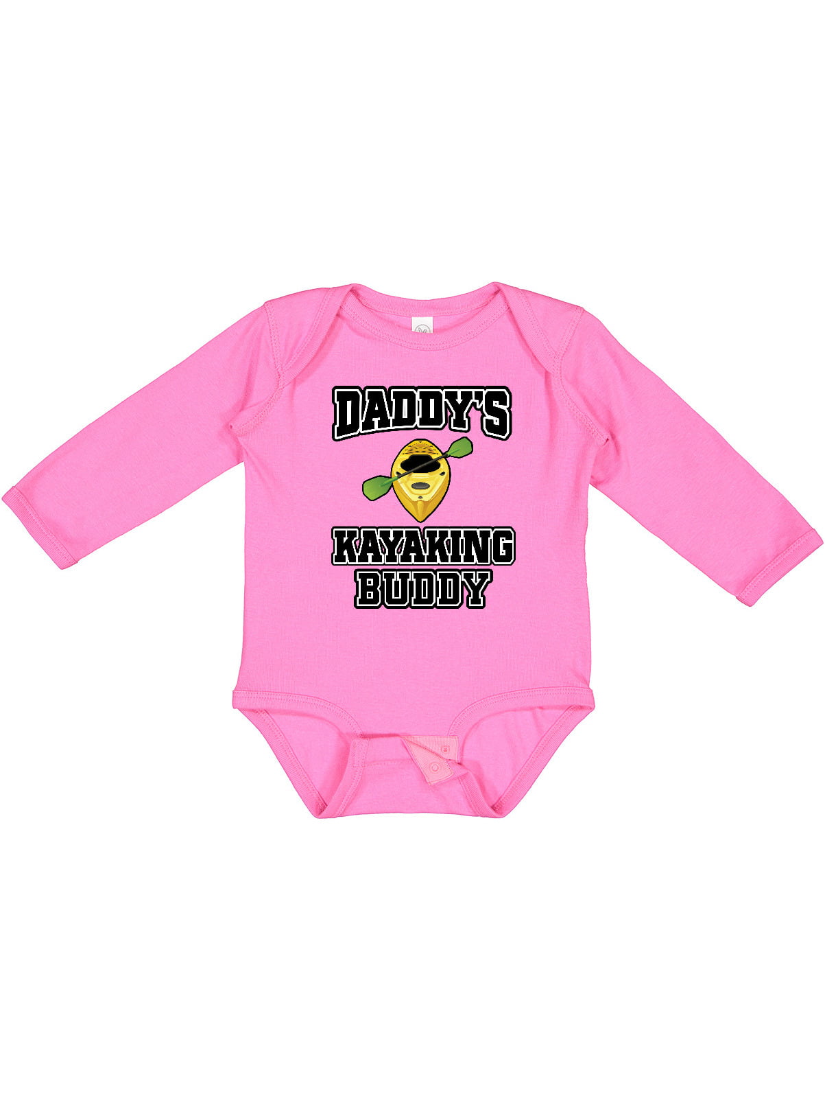 Inktastic Kayak Gifts Daddy Kayaking Buddy Boys or Girls Long Sleeve Baby  Bodysuit 