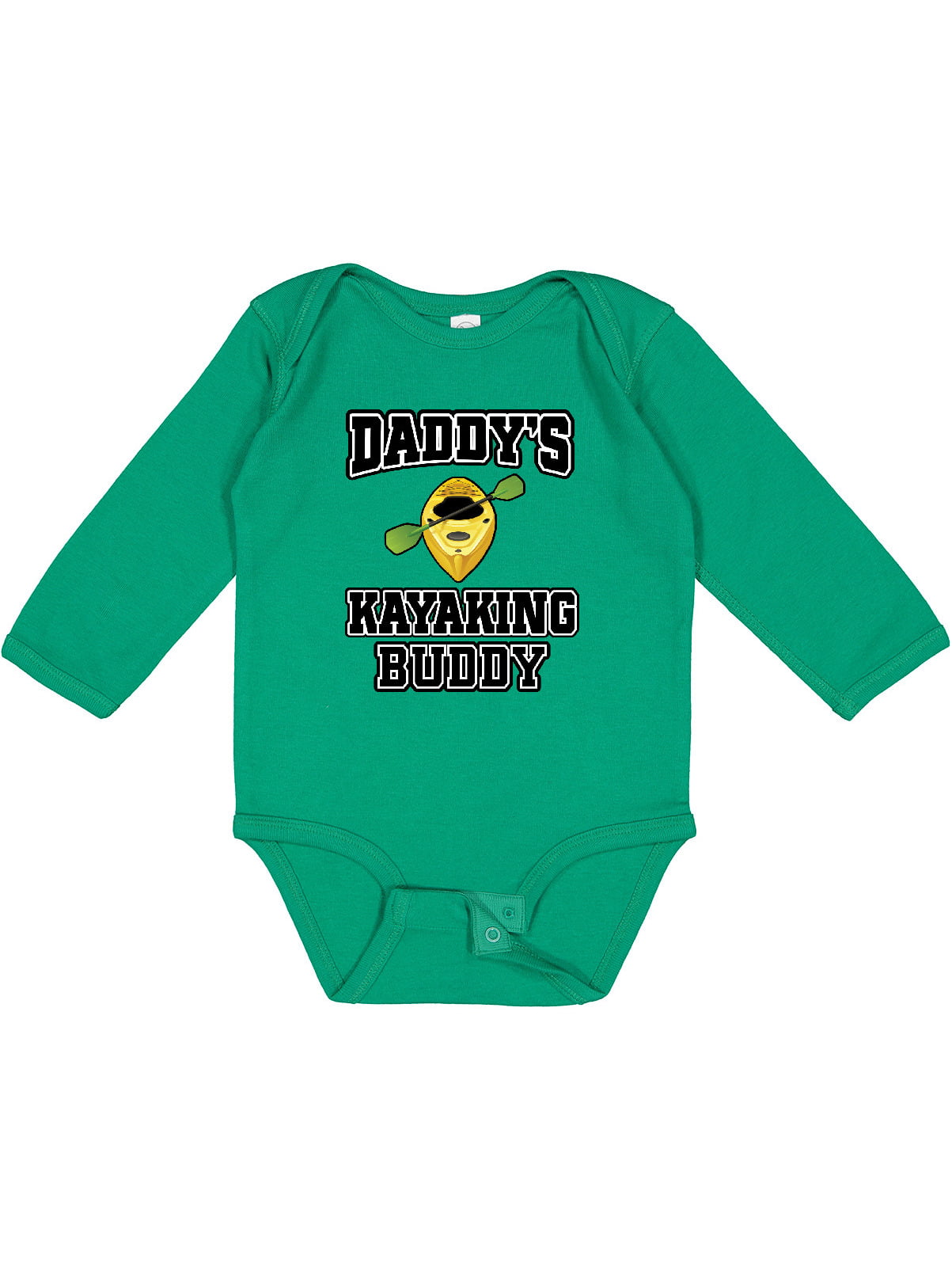 Inktastic Kayak Gifts Daddy Kayaking Buddy Boys or Girls Long Sleeve Baby  Bodysuit