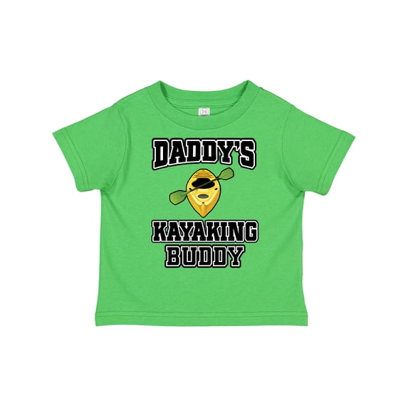 Inktastic Kayak Gifts Daddy Kayaking Buddy Boys or Girls Toddler T-Shirt