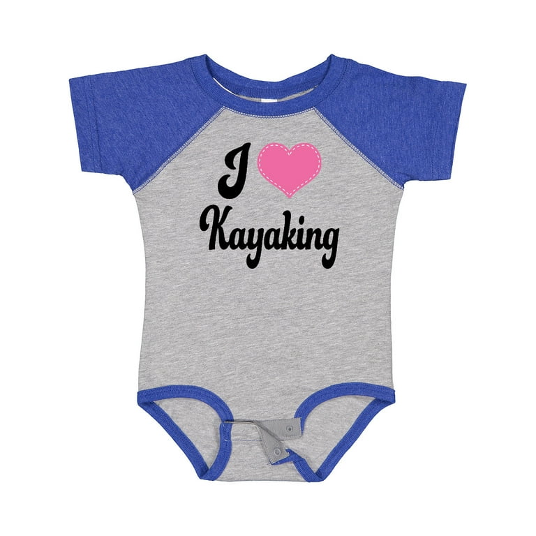Inktastic Kayak Gifts I Love Kayaking Girls Baby Bodysuit