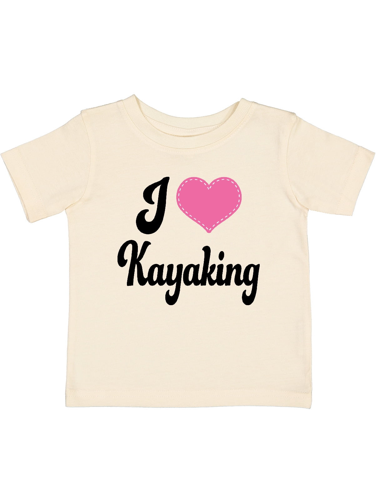 Inktastic Kayak Gifts I Love Kayaking Girls Baby T-Shirt 