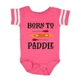 thumbnail image 1 of Inktastic Kayaking Born to Paddle Kayak Boys or Girls Baby Bodysuit, 1 of 5