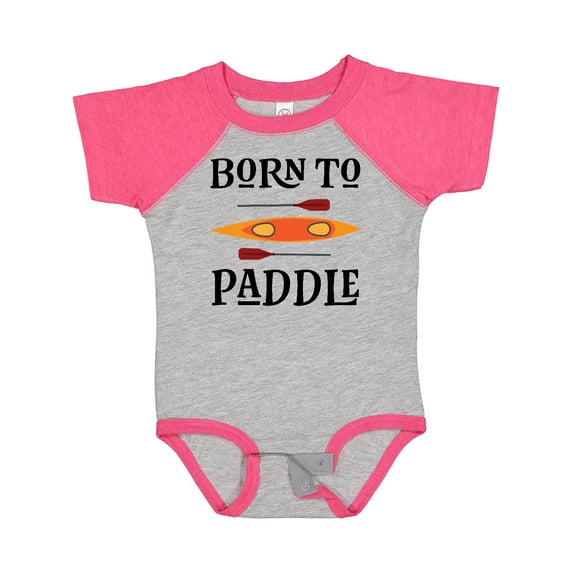 Inktastic Kayaking Born to Paddle Kayak Boys or Girls Baby Bodysuit