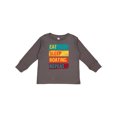 thumbnail image 1 of Inktastic Kayaking Canoeing Eat Sleep Boating Repeat Boys or Girls Long Sleeve Toddler T-Shirt, 1 of 5