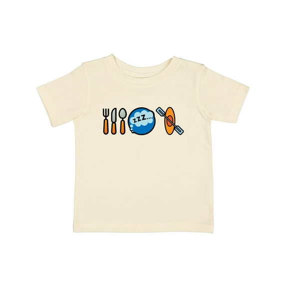 Inktastic Kayaking Eat Sleep Kayak Boys or Girls Baby T-Shirt