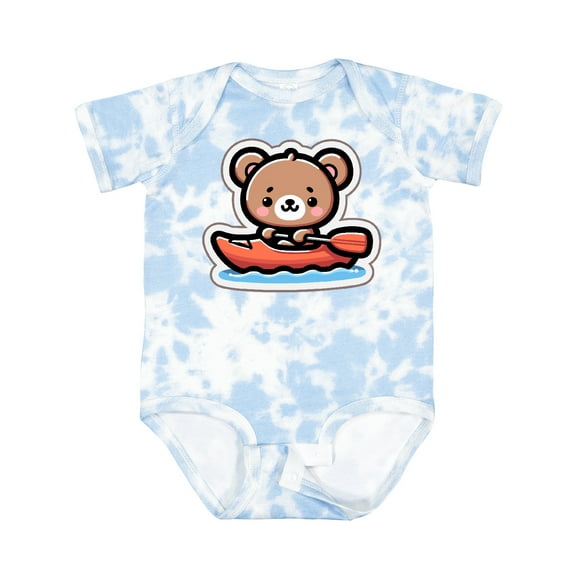 Inktastic Kayaking Future Kayaker Bear Boys or Girls Baby Bodysuit