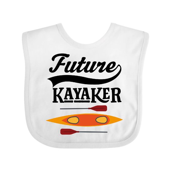 Inktastic Kayaking Future Kayaker Boating Boys or Girls Baby Bib