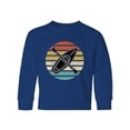 thumbnail image 1 of Inktastic Kayaking Gift Retro Kayak Boating Long Sleeve Youth T-Shirt, 1 of 5