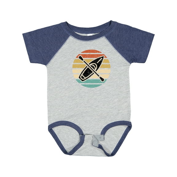 Inktastic Kayaking Retro Kayak Boating Boys or Girls Baby Bodysuit