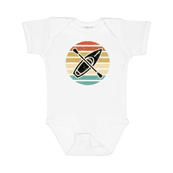Inktastic Kayaking Retro Kayak Boating Boys or Girls Baby Bodysuit