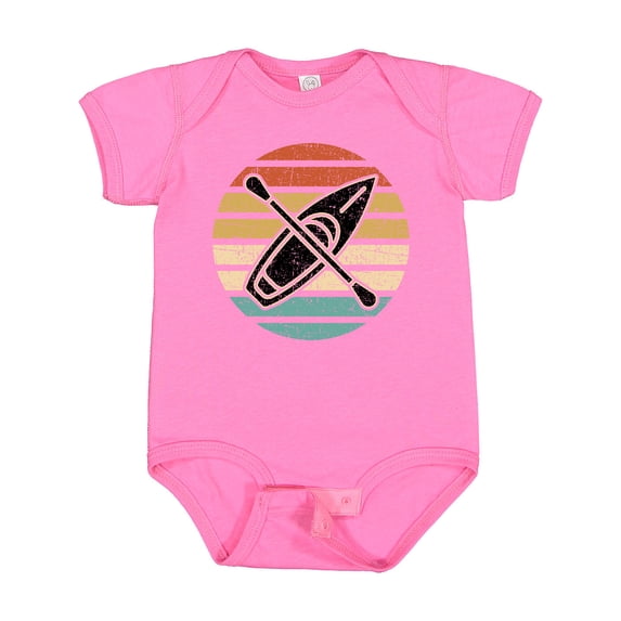 Inktastic Kayaking Retro Kayak Boating Boys or Girls Baby Bodysuit