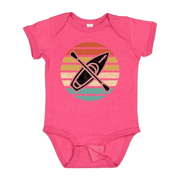 Inktastic Kayaking Retro Kayak Boating Boys or Girls Baby Bodysuit