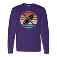 thumbnail image 1 of Inktastic Kayaking Retro Kayak Boating Long Sleeve T-Shirt, 1 of 5