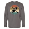 thumbnail image 1 of Inktastic Kayaking Retro Kayak Boating Long Sleeve T-Shirt, 1 of 5