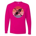 thumbnail image 1 of Inktastic Kayaking Retro Kayak Boating Long Sleeve T-Shirt, 1 of 5