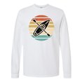 thumbnail image 1 of Inktastic Kayaking Retro Kayak Boating Long Sleeve T-Shirt, 1 of 5