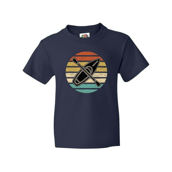 Inktastic Kayaking Retro Kayak Boating Youth T-Shirt