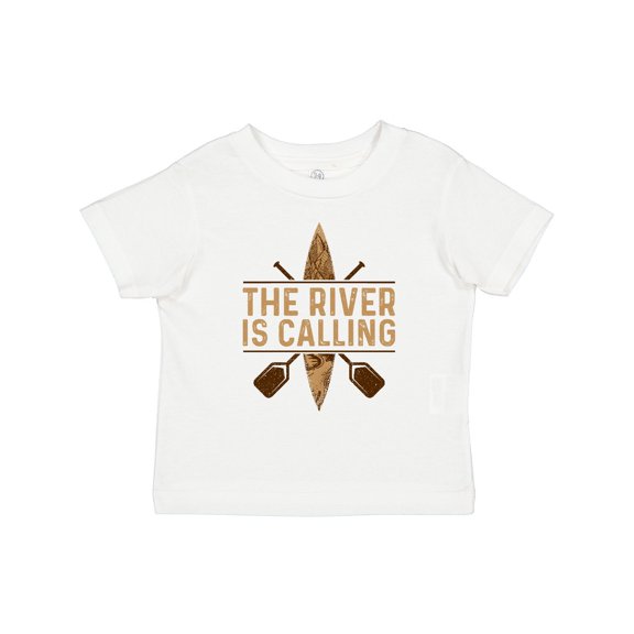 Inktastic Kayaking River is Calling Kayak Boys or Girls Toddler T-Shirt