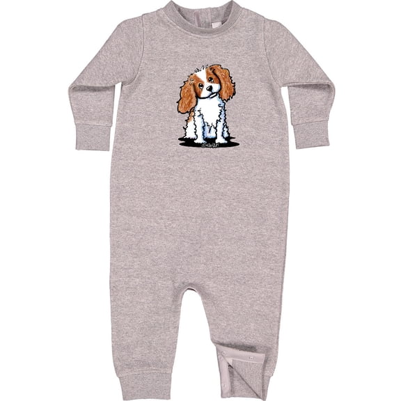 Inktastic Kc Cavalier Spaniel Baby Fleece Romper