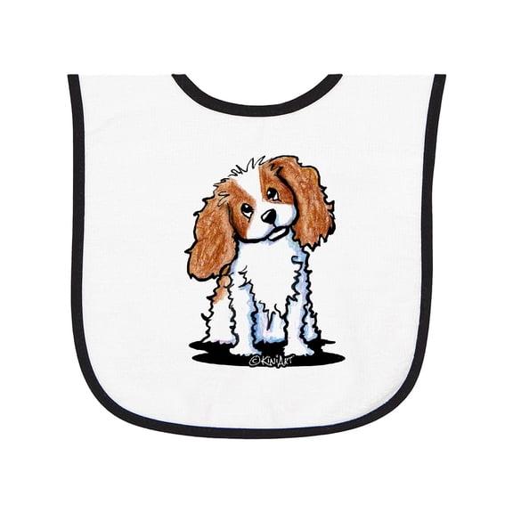 Inktastic Kc Cavalier Spaniel Baby Terry Cloth Bib