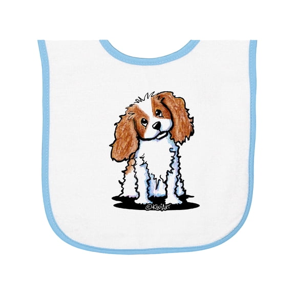 Inktastic Kc Cavalier Spaniel Baby Terry Cloth Bib