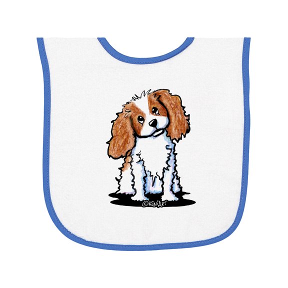 Inktastic Kc Cavalier Spaniel Baby Terry Cloth Bib