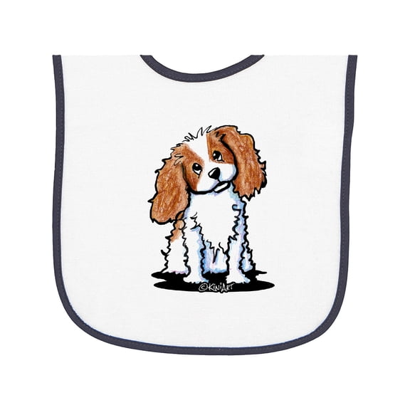 Inktastic Kc Cavalier Spaniel Baby Terry Cloth Bib