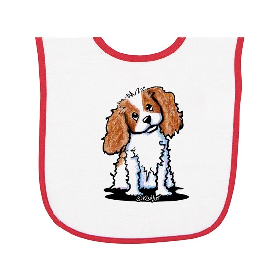 Inktastic Kc Cavalier Spaniel Baby Terry Cloth Bib