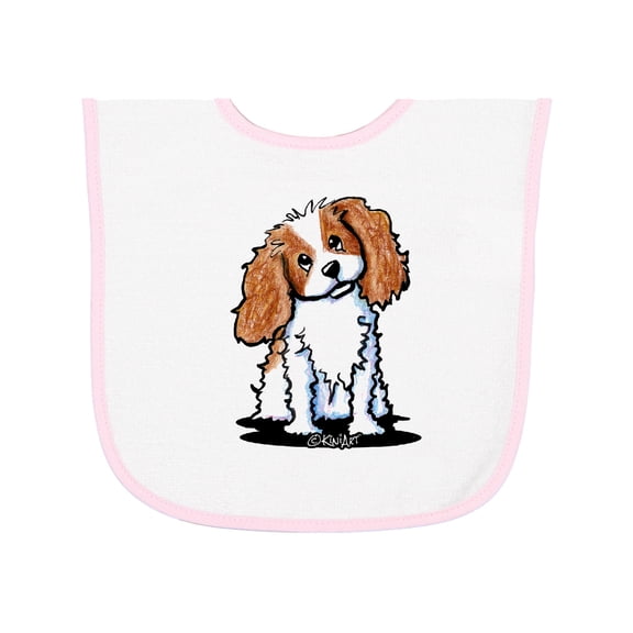 Inktastic Kc Cavalier Spaniel Baby Terry Cloth Bib