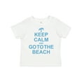 thumbnail image 1 of Inktastic Keep Calm Go to the Beach Boys or Girls Toddler T-Shirt, 1 of 5