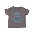 thumbnail image 1 of Inktastic Keep Calm Go to the Beach Boys or Girls Toddler T-Shirt, 1 of 5