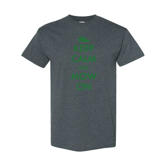 Inktastic Keep Calm and Mow on Zero Turn T-Shirt