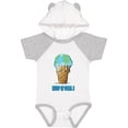 thumbnail image 1 of Inktastic Keep It Cool Melting Earth Ice Cream Cone Boys or Girls Baby Bodysuit, 1 of 5