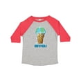 thumbnail image 1 of Inktastic Keep It Cool Melting Earth Ice Cream Cone Boys or Girls Toddler T-Shirt, 1 of 5