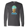 thumbnail image 1 of Inktastic Keep It Cool Melting Earth Ice Cream Cone Long Sleeve T-Shirt, 1 of 5