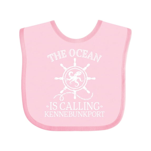 Inktastic Kennebunkport Maine Boys or Girls Baby Bib