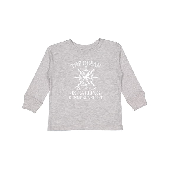 Inktastic Kennebunkport Maine Boys or Girls Long Sleeve Toddler T-Shirt