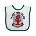 thumbnail image 1 of Inktastic Kennebunkport Maine Lobster Boys or Girls Baby Bib, 1 of 4