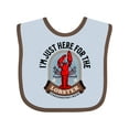 thumbnail image 1 of Inktastic Kennebunkport Maine Lobster Boys or Girls Baby Bib, 1 of 4