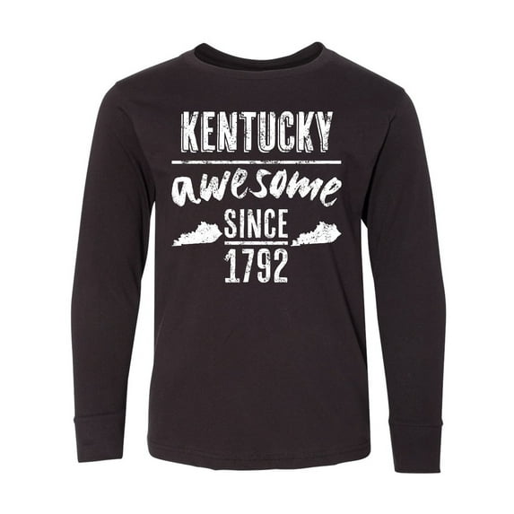 Inktastic Kentucky is Awesome Since 1792 Long Sleeve Youth T-Shirt
