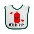 thumbnail image 1 of Inktastic Ketchup Lover Funny Boys or Girls Baby Bib, 1 of 4