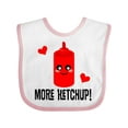 thumbnail image 1 of Inktastic Ketchup Lover Funny Boys or Girls Baby Bib, 1 of 4
