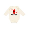 thumbnail image 1 of Inktastic Ketchup Lover Funny Boys or Girls Long Sleeve Baby Bodysuit, 1 of 5
